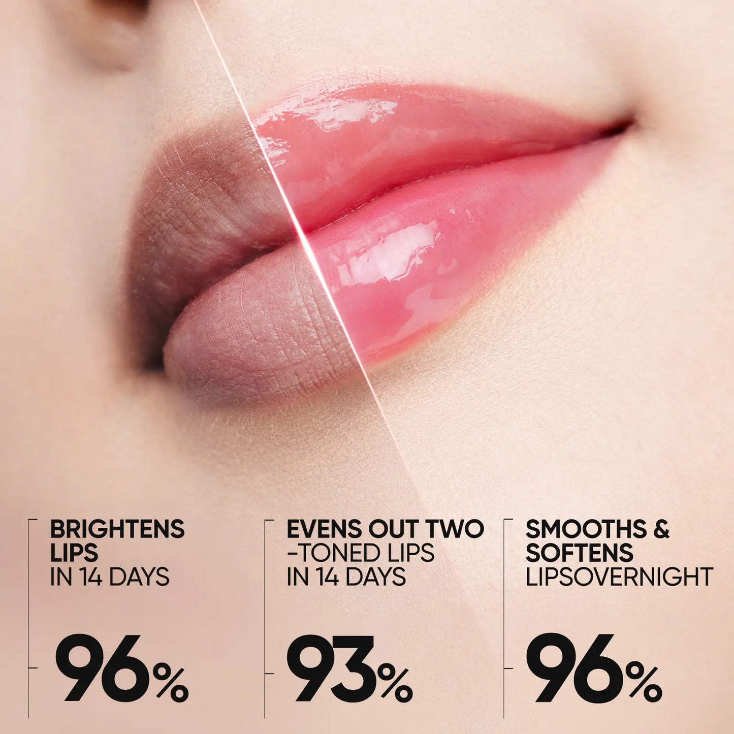 SKINTIFIC Hydrating Brightening Lip Serum with Hyaluronic Acid & Peptide for Radiant Lips Gentle Glossy Korean Beauty Makeup Balm Shea Smooth Moisture with Cooling Metal Roller Applicator